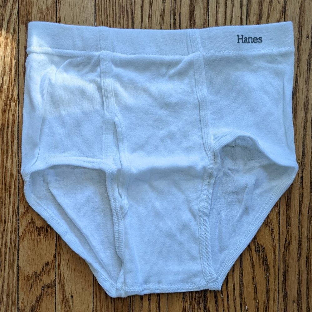 Hanes Mens White Briefs Size S